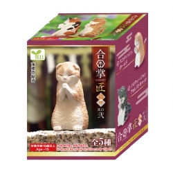 Yell Praying Cat Figure Second ver. Random