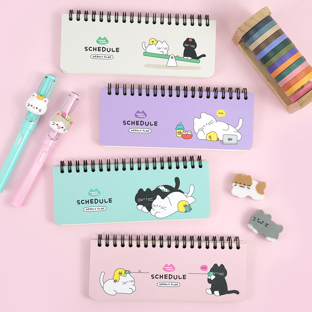Meow Meow Schedule Planner , Single, Random