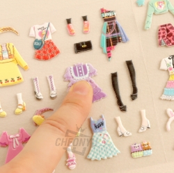 Girl-holic Bag 3D Seal Coordination Sticker