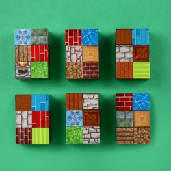 Magnet block heap up, 18pcs