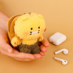 CHOONSIK Toast Plush AirPods Pouch