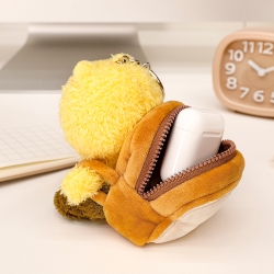 CHOONSIK Toast Plush AirPods Pouch