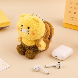 CHOONSIK Toast Plush AirPods Pouch