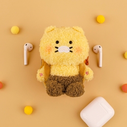 CHOONSIK Toast Plush AirPods Pouch