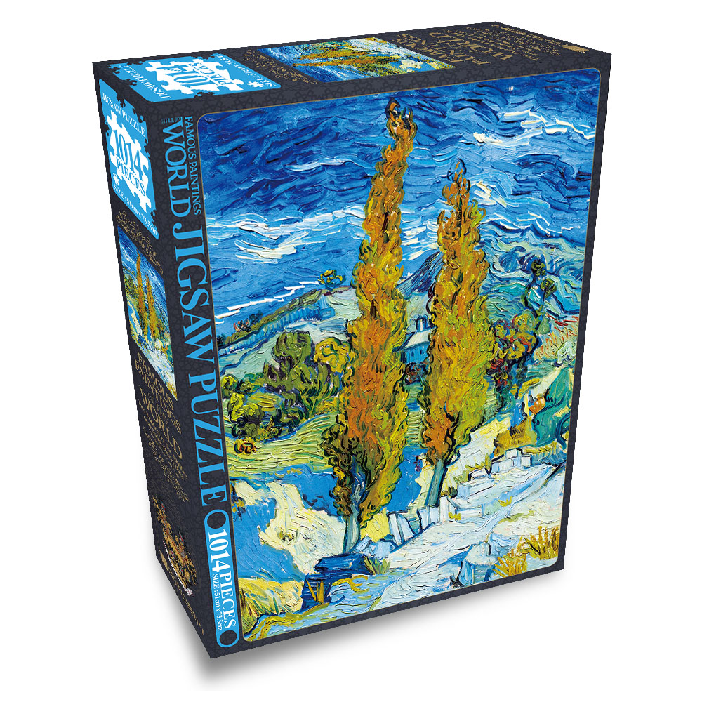Masterpiece Jigsaw Puzzle 1014 Pieces – Poplars at Saint-Rémy (1889)
