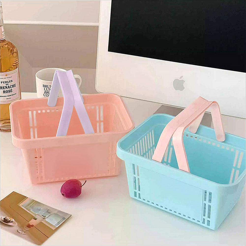 Pastel Small Organizing Shopping Basket (1 set of 10pcs)