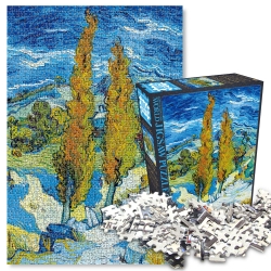 Masterpiece Jigsaw Puzzle 1014 Pieces – Poplars at Saint-Rémy (1889)