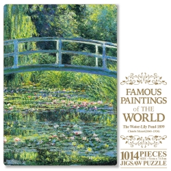 Masterpiece Jigsaw Puzzle 1014 Pieces – Water Lily Pond (1899)