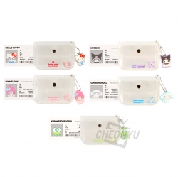 Sanrio Characters Clear Card Wallet