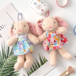 Hug Rabbit Doll Keyring