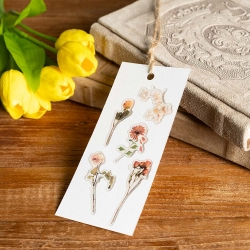Epoxy Sticker_Pressed Pink Flower