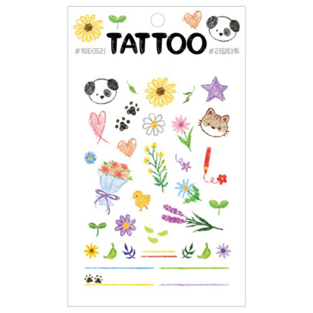 Tiny Tattoo Sticker –Cutie Doodling