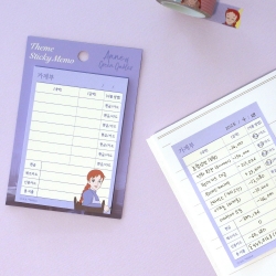 Anne of Green Gables Themed Sticky Notes