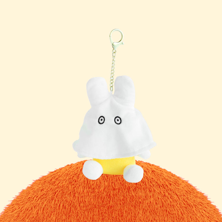 Ghost Miffy Keyring Doll 15cm - Yellow