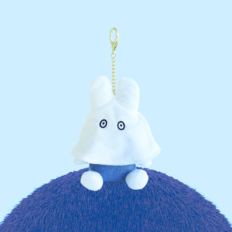 Ghost Miffy Keyring Doll 15cm - Blue