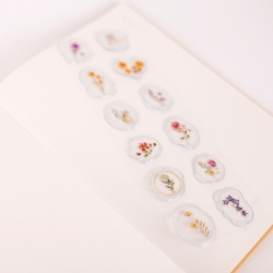 Sealing Wax sticker_Pressed flower