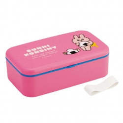 Bunny Conbini Large 1-Tier Lunch Box 1000ml (Includes Spoon and Fork)