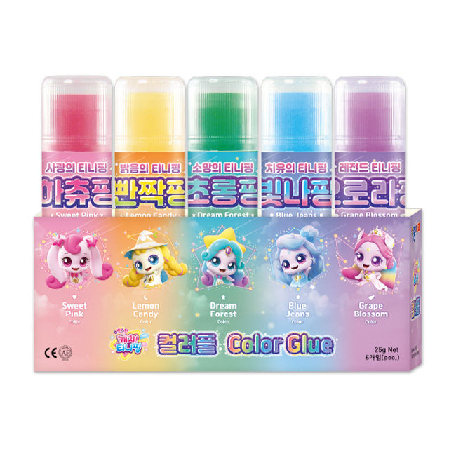캐치 티니핑 비비드컬러풀 25g 5개입