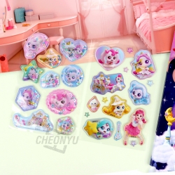 Shooting Star Catch! Teenieping Decoration Sticker Set, Random