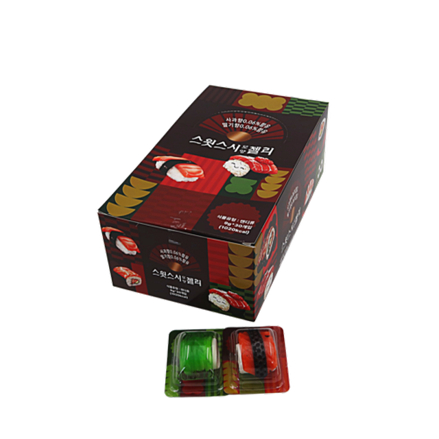 Sweet Sushi Shaped Jelly,30ea
