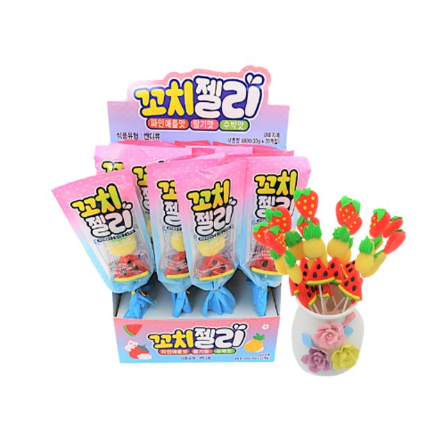 Skewer jelly pineapple, strawberry, watermelon 30g 20p