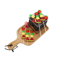 Skewer jelly pineapple, strawberry, watermelon 30g 20p