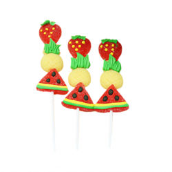 Skewer jelly pineapple, strawberry, watermelon 30g 20p