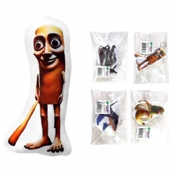 Talking Italian Brainrot Doll Keyring, Random