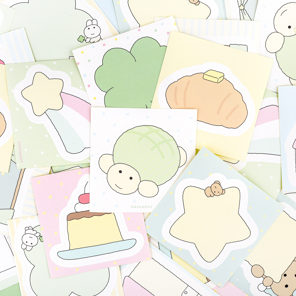 Soft and cozy paper sticker pack