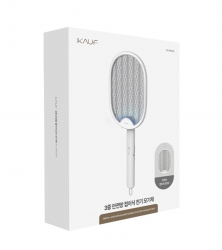 Foldable Electric Mosquito Swatter with Triple Safety Mesh