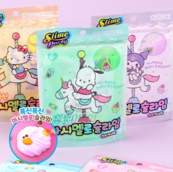 Sanrio Fluffy Marshmallow Slime Sticker Set, Random