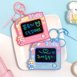 Spring Bunny Drawing Pad Keyring, Random
