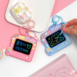 Spring Bunny Drawing Pad Keyring, Random