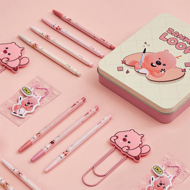 Monami x Zanmang Loopy 153 Ballpoint Pen Set_Tin Case