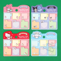 Sanrio Characters Mini Index Sticky Note Set