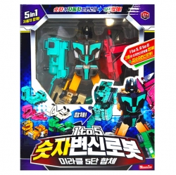 1 to 5 Number Transforming Robot