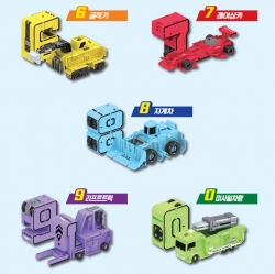 6 to 0 Number Transforming Robot