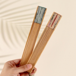 Traditional folding bamboo fan, Random