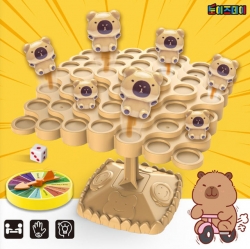 Capybara Balance Tree Board Game