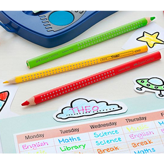 Faber-Castell Grip Color Pencils, Sets of 12 pcs