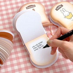 Miffy Toast Note Keyring, Random