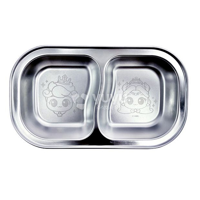 Catch Teenieping 5 overlapping stainless steel plate 2 holes