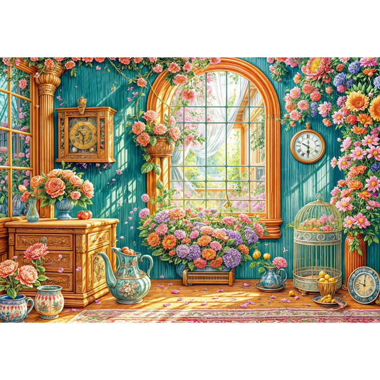 Afternoon Drenched in Floral Scent – Let’s Puzzle 1000pcs