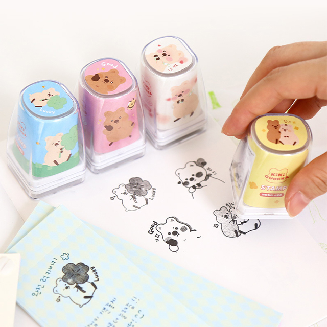 Kiki Quokka Square Stamp