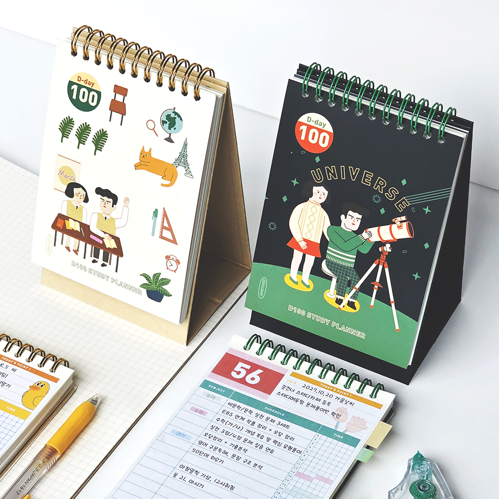 a 100-day planner