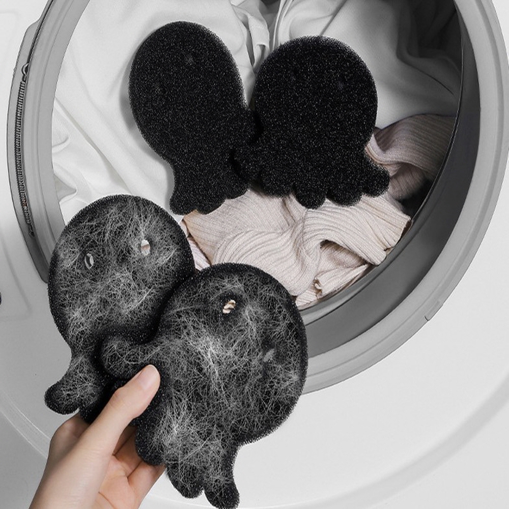Octopus Shaped Washing Machine Sponge Clothing Bed Sofa Lint Remover Fur Absorbent