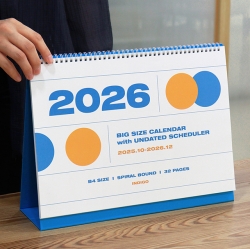 2026 Gi-Bon Big B4 Desk Calendar