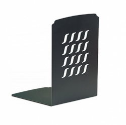 L-Shaped Bookend Medium Black ,Set of 2pcs