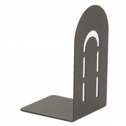 Window-Shaped Bookend Black ,Set of 2pcs